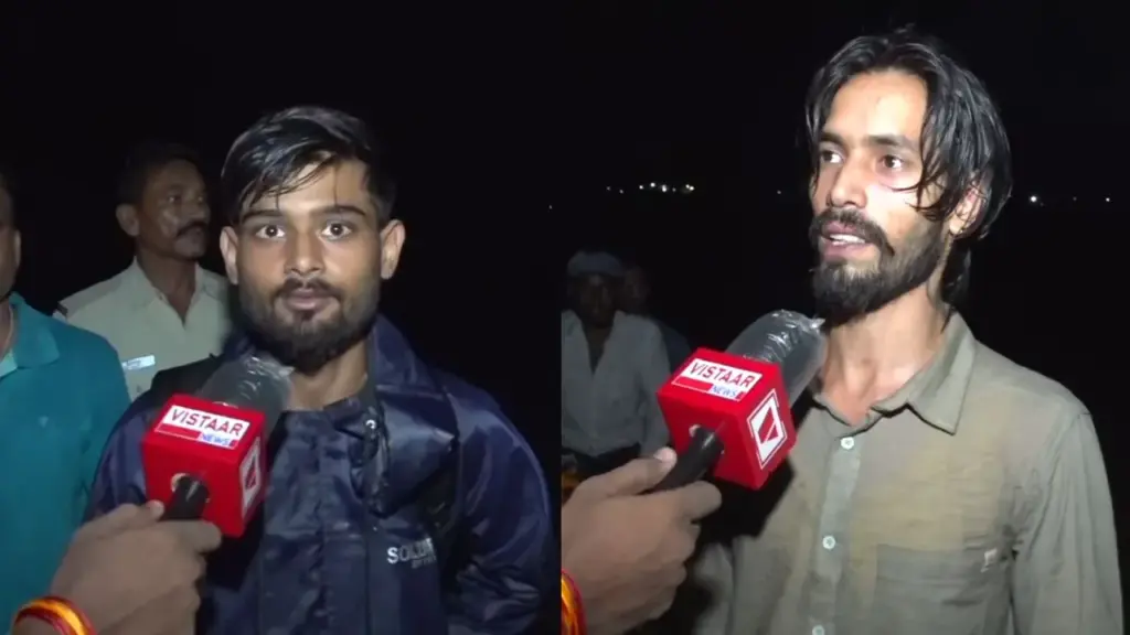 After the rescue in Jabalpur, both the youths have appealed to the people at the waterfall to maintain distance during rain.