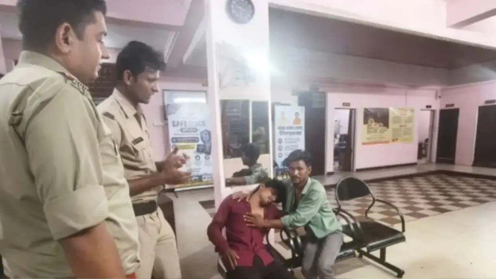 The young man was taken to the hospital after consuming pesticide.