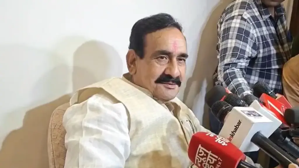 Narottam Mishra spoke to the media after meeting Nitin Navin.
