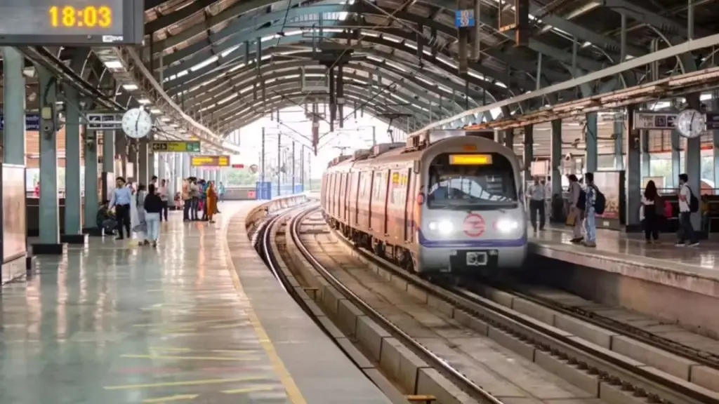 delhi metro station