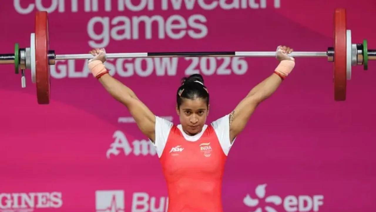 Rajnandgaon Gyaneshwari won silver medal weightlifting championship commonwealth games 2026