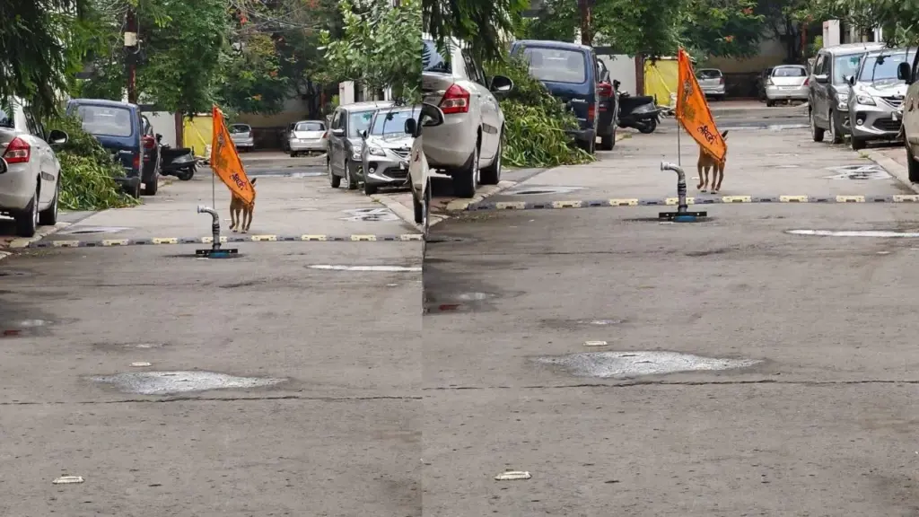 indore borewell in middle of road