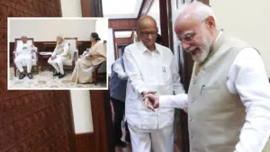 पीएम मोदी की शरद पवार से मुलाकात