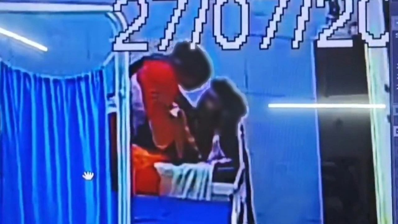 Admitted Patient Romances With Girlfriend