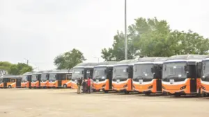 E-bus services launched in Bhopal.