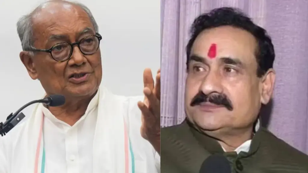 Digvijaya Singh and Narottam Mishra