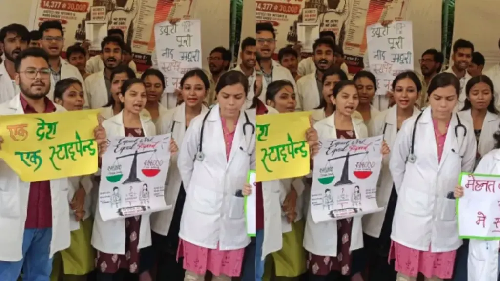 MBBS interns on strike