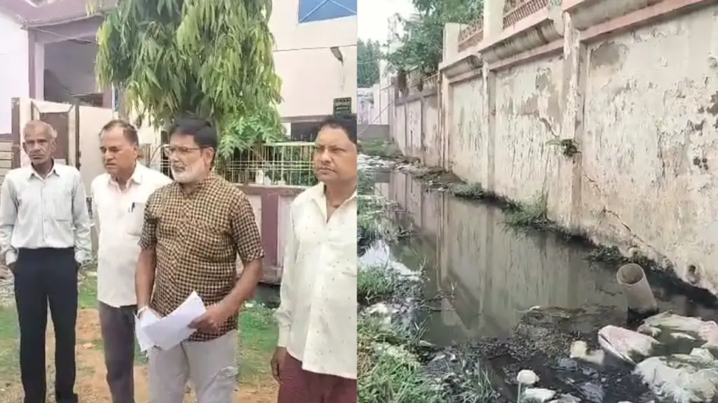 Broken drain becomes a menace in Morena.