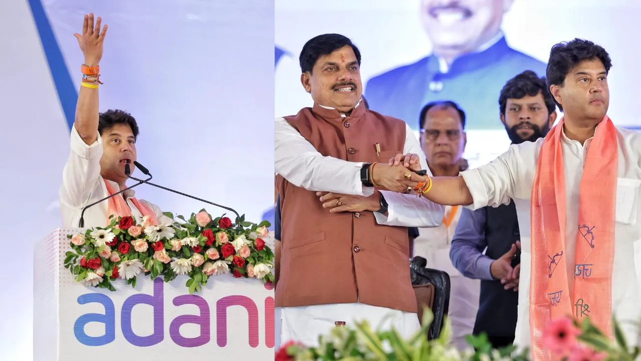 Jyotiraditya Scindia and CM Mohan Yadav