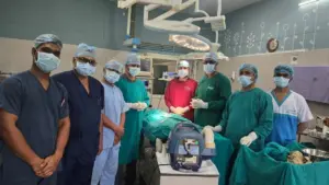 Post-operation photograph