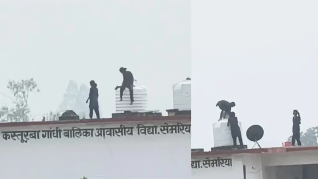 Students made to clean up at school