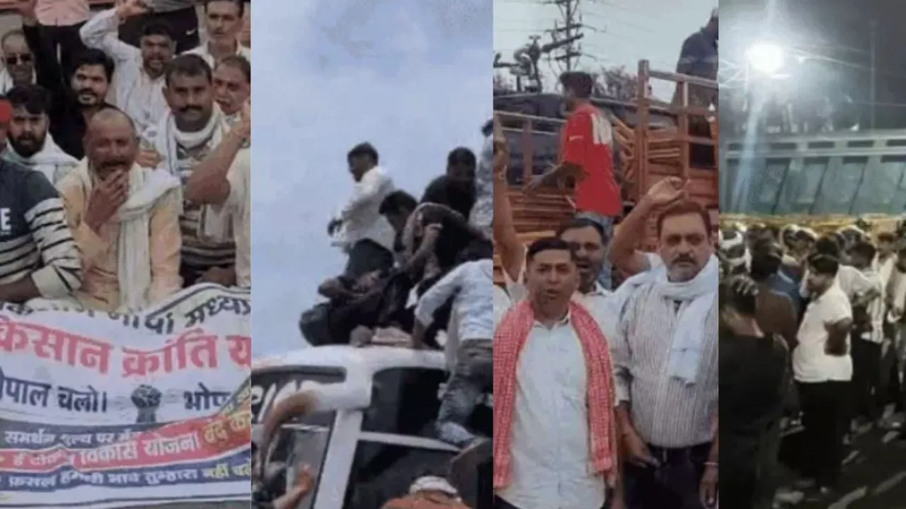 Farmers' protest in Bhopal ends.