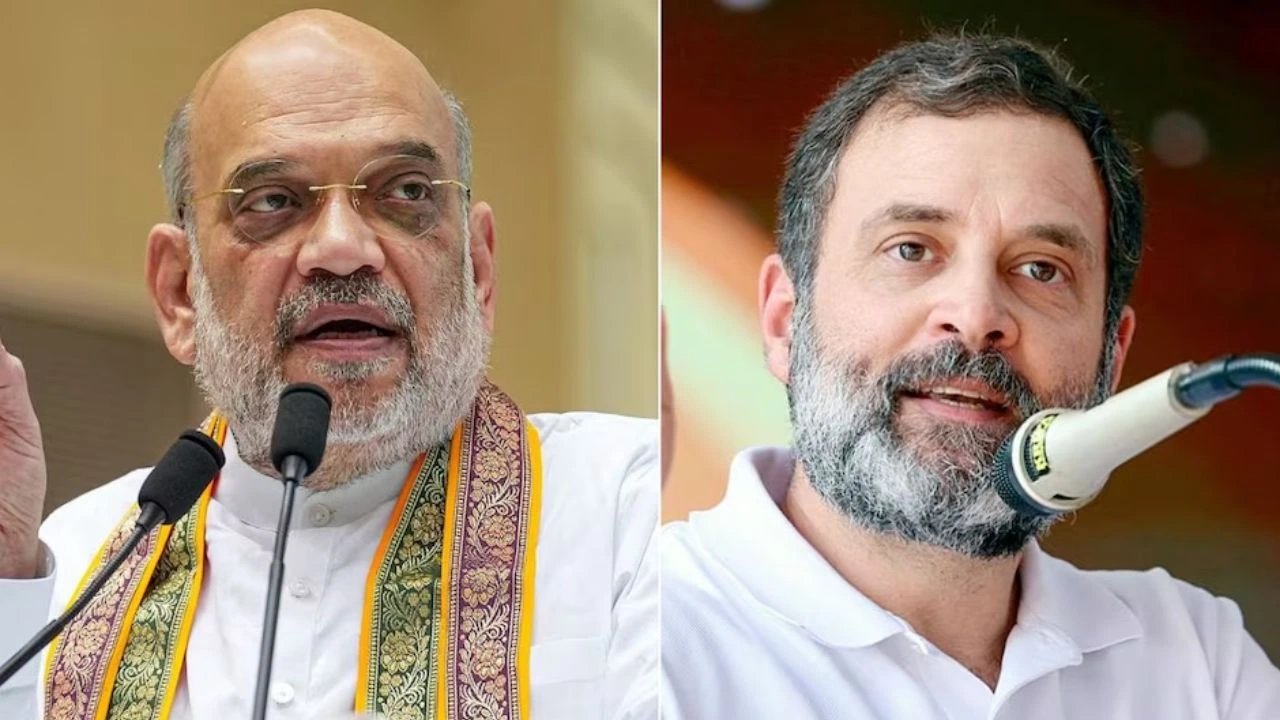 अम‍ित शाह और राहुल गांधी