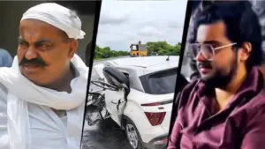 हादसे के बाद कार की जांच
