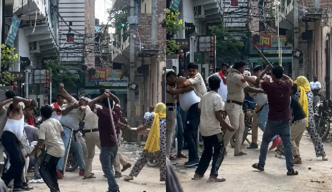 Attack on Delhi police