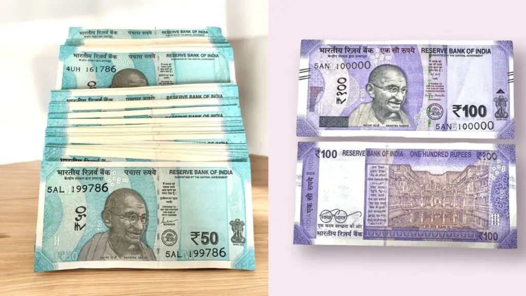 Identify Fake 50 100 Notes