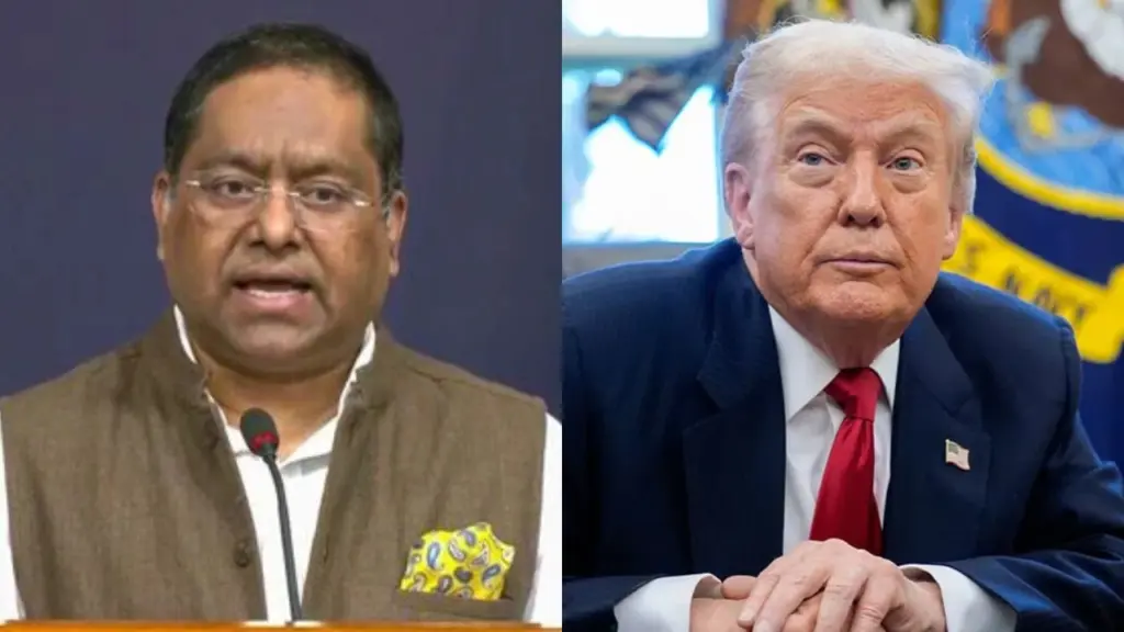 रणधीर जायसवाल और डोनाल्‍ड ट्रंप