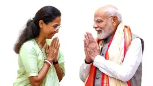 सुप्र‍िया सुले और पीएम मोदी
