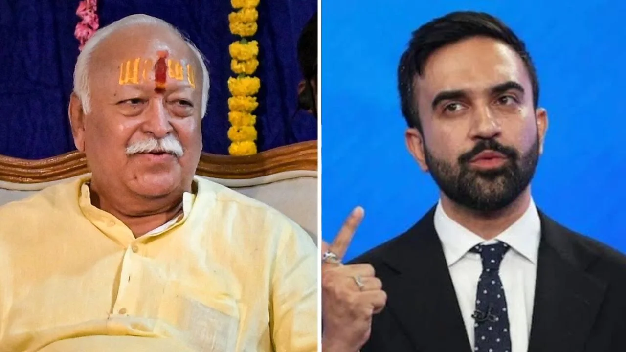 मोहन भागवत और जोहरान ममदानी