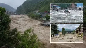 बाढ़ के तबाही का मंजर