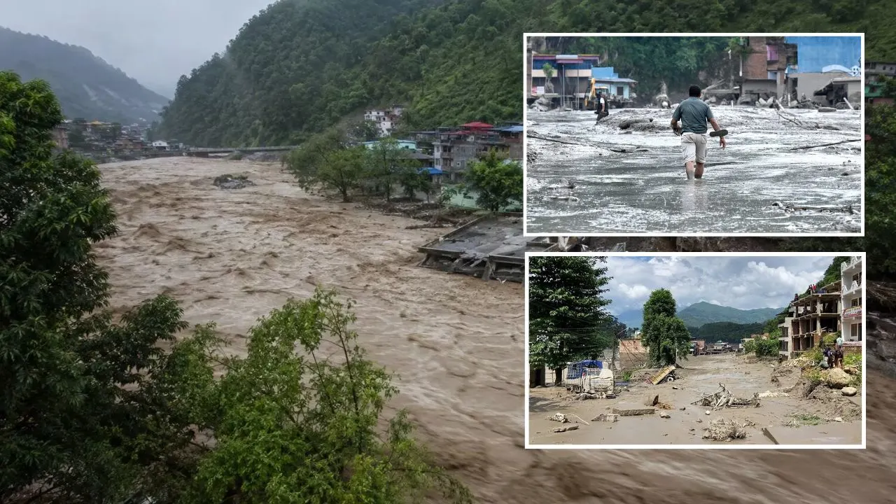 बाढ़ के तबाही का मंजर