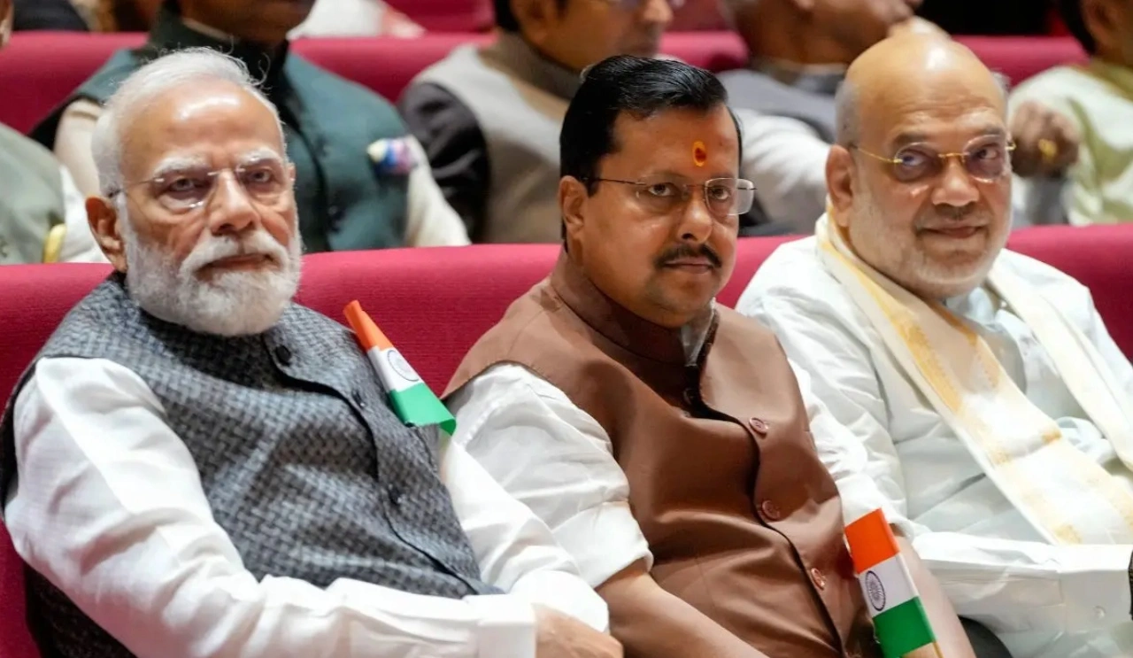 PM Modi Nitin Nabin And Amit Shah