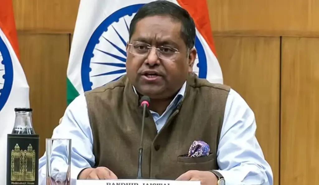 Ministry of External Affairs Spokesperson Randhir Jaiswal