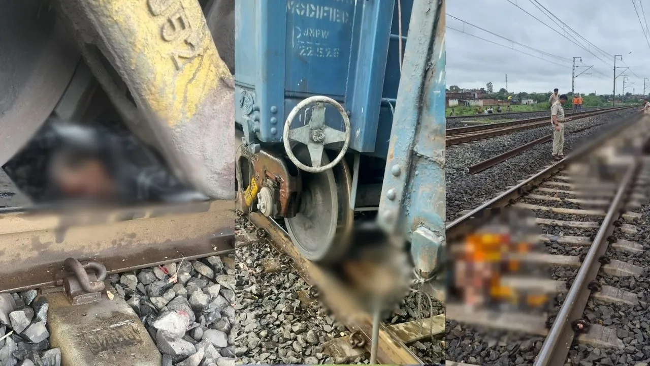 damoh Son and mother father commit suicide railway track rakshabandhan 2026