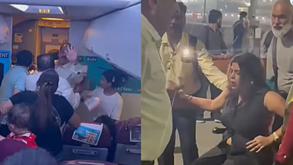 फ्लाइट में परेशान हुए यात्री