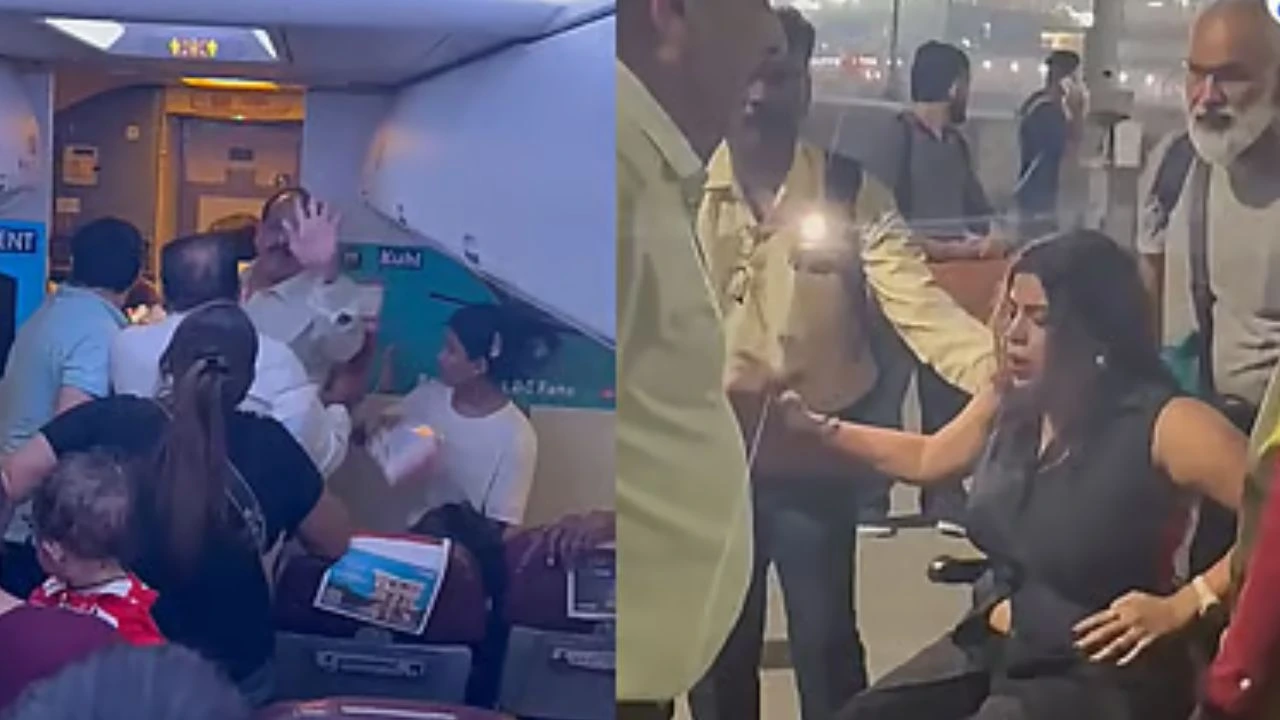 फ्लाइट में परेशान हुए यात्री