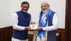 VD Sharma With PM Modi