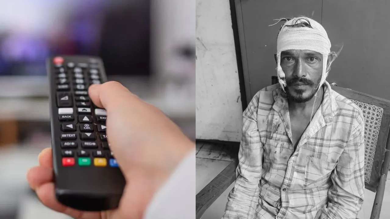 Bhopal wife life-threatening attack on husband with sickle over changing tv channel