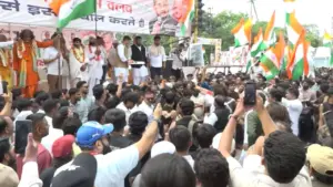 tiranga yatra congress mla atif aqueel Bhopal talkies square to emami gate