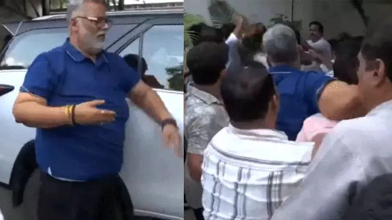 पप्पू यादव की प्रेस कॉन्फ्रेंस में हंगामा