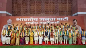 delhi bjp headquarter pm Narendra modi nitin nabin party executive meeting