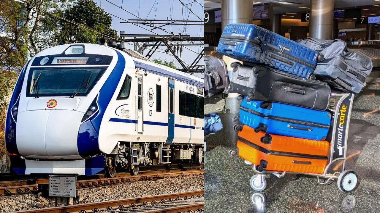 Train passengers will be able to book extra luggage online as air travel