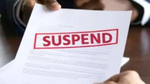 satna education department suspends teacher for failing to mark e-attendance