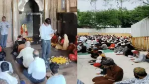 Peaceful gathering of both the parties in Dhar