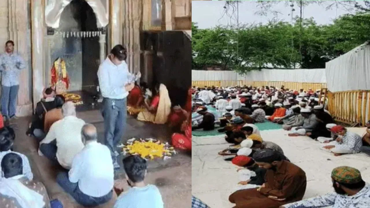 Peaceful gathering of both the parties in Dhar