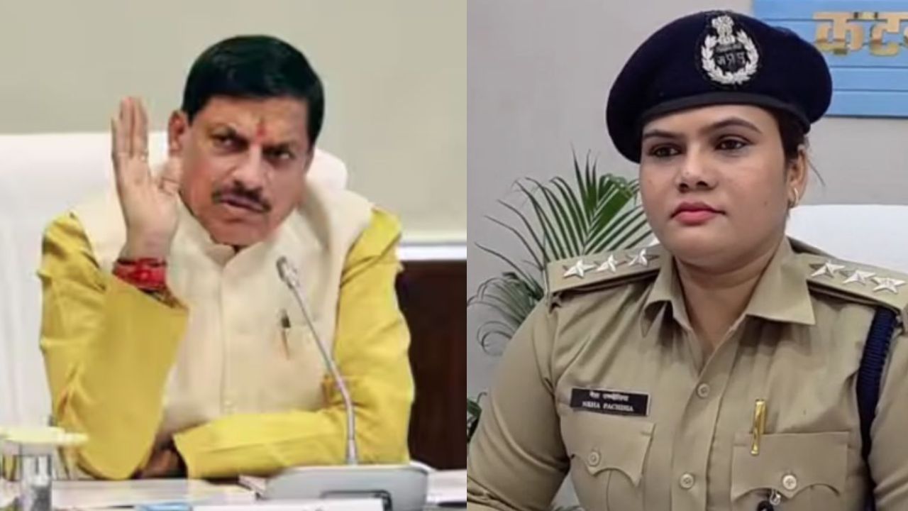 CM Mohan Yadav and CSP Neha Pacchisia