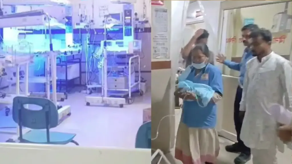 Fire breaks out in the district hospital's neonatal ICU.