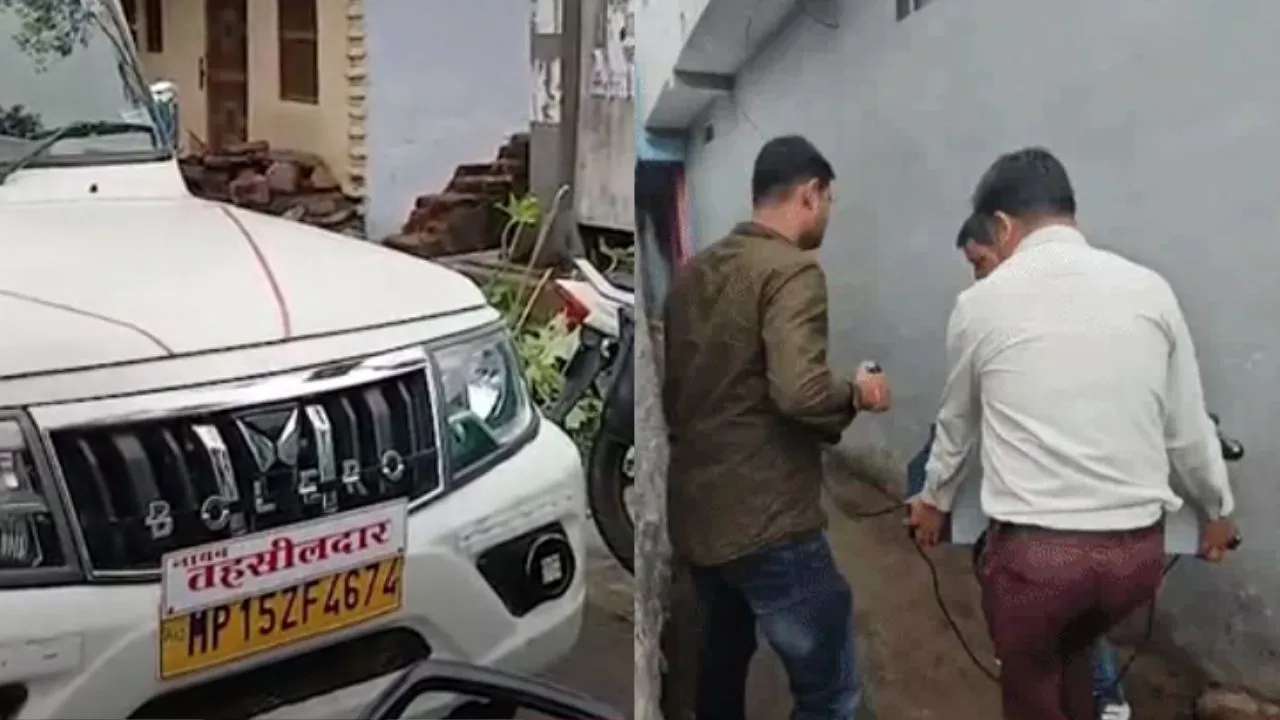 3 crore in cash found at a house in Sagar.