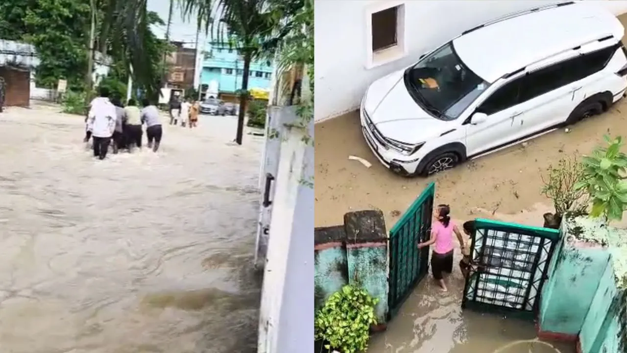 Rainwater entered houses in Rampur