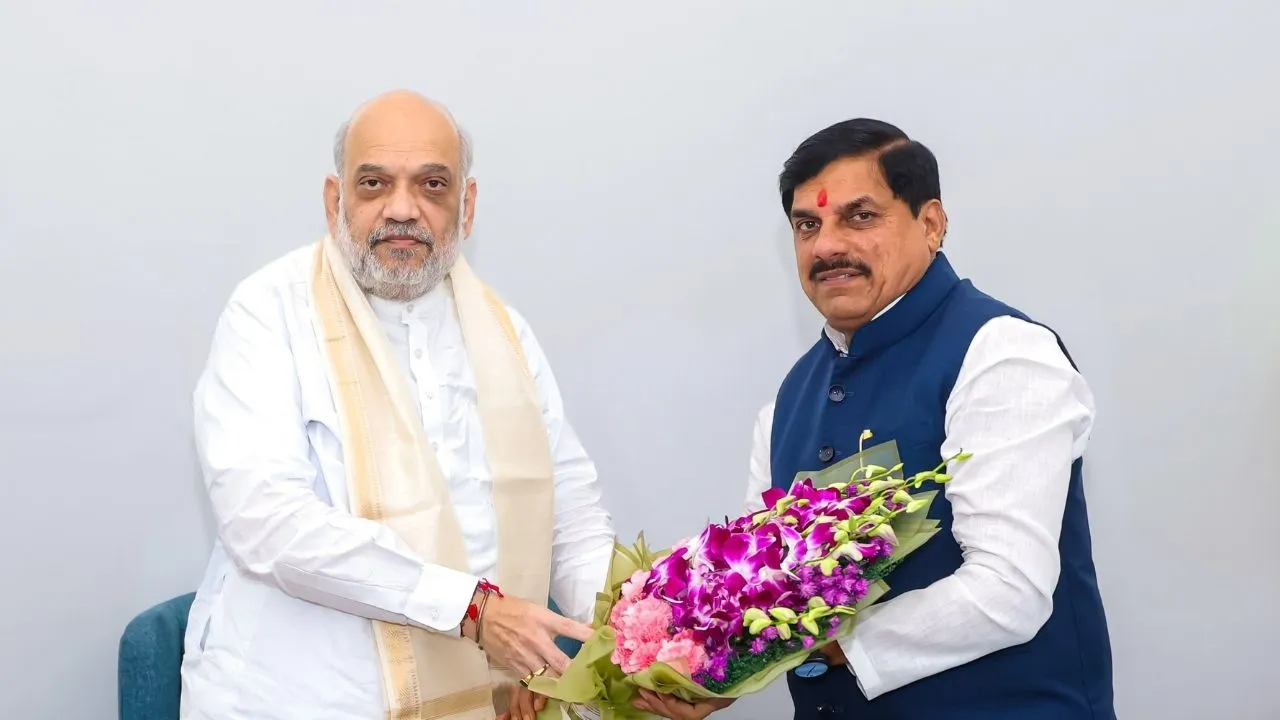 CM Mohan Yadav met Amit Shah in Delhi.