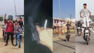 Trend of illegal weapons and bike stunts on the rise in Rewa.