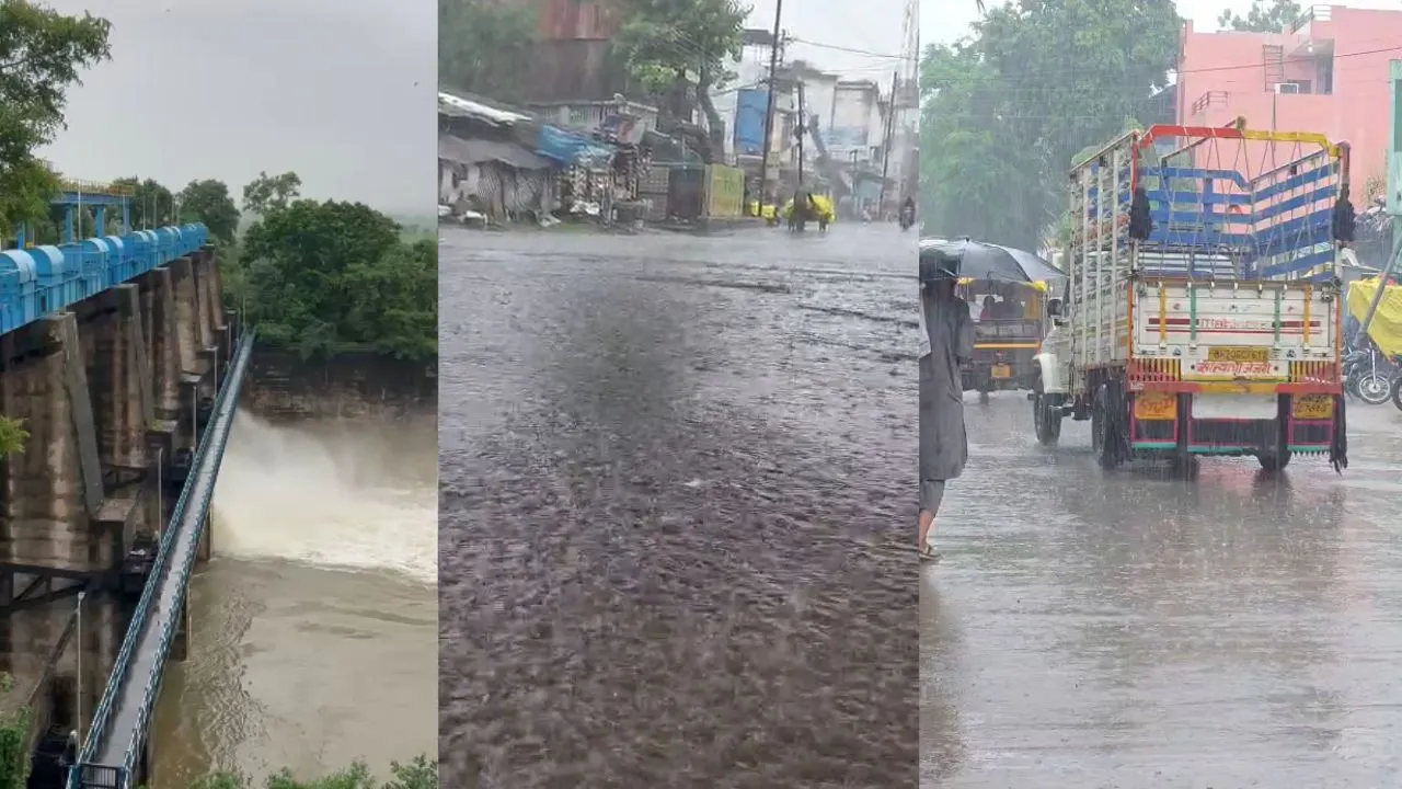 Heavy rain in Khandwa