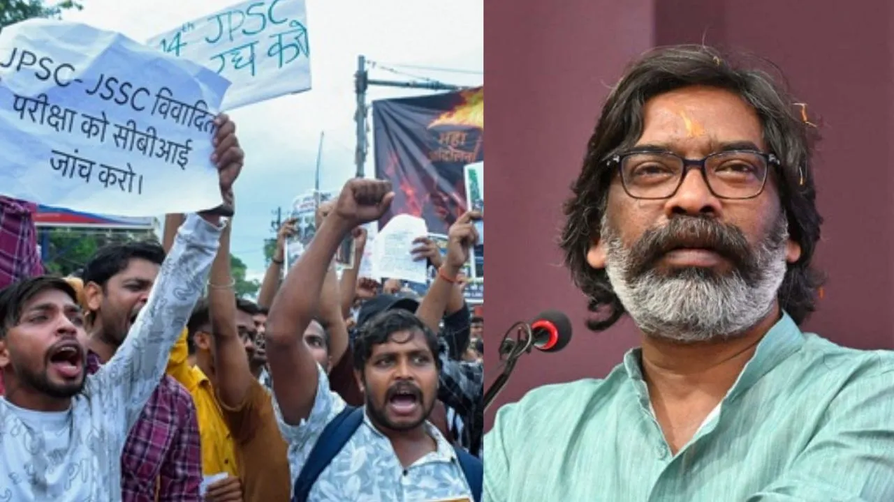 Ranchi JPSC-JSSC Protest