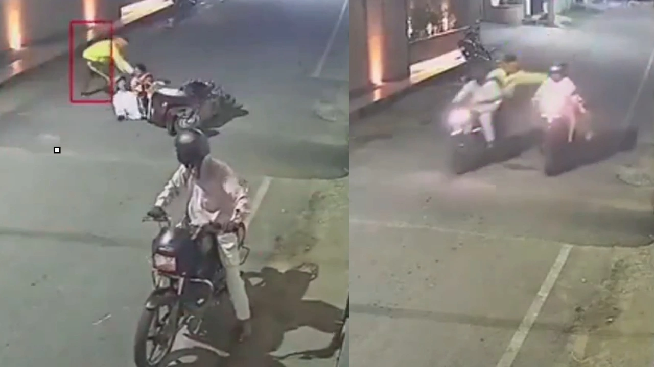 Ajmer Chain Snatching Video