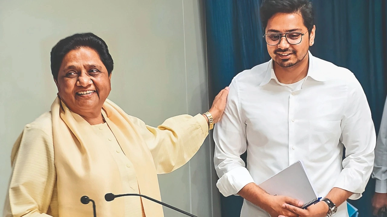 Akash Anand And Mayawati