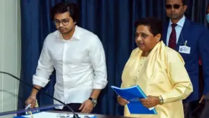 Akash Anand With Mayawati